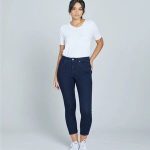 Universal Standard Seine Mid Rise‎ Skinny Jeans Dark Indigo Size 12